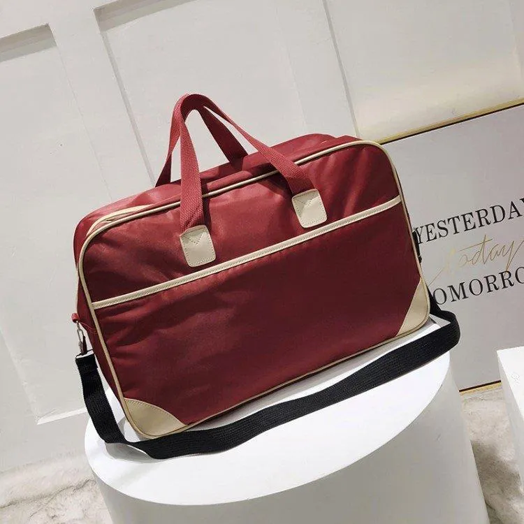 Large-capacity Waterproof Travel Bag Luggage Folding Handbag Shoulder Bag Storage Containers
