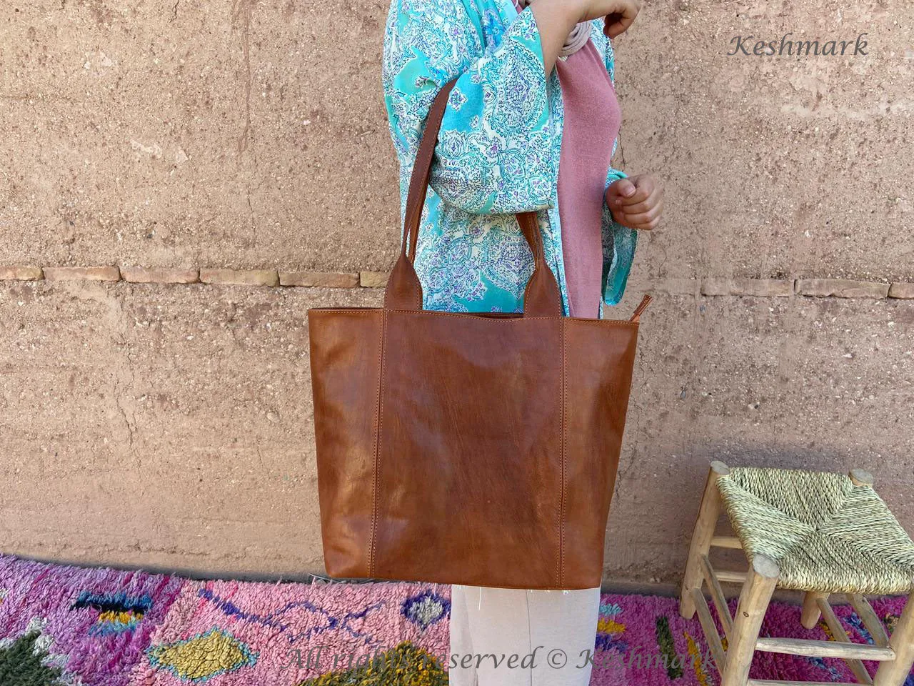 Large tote bag, Shopping leather bag, Tote leather bag, Leather tote bag, Woman leather tote, Woman shoulder bag, Travel bag