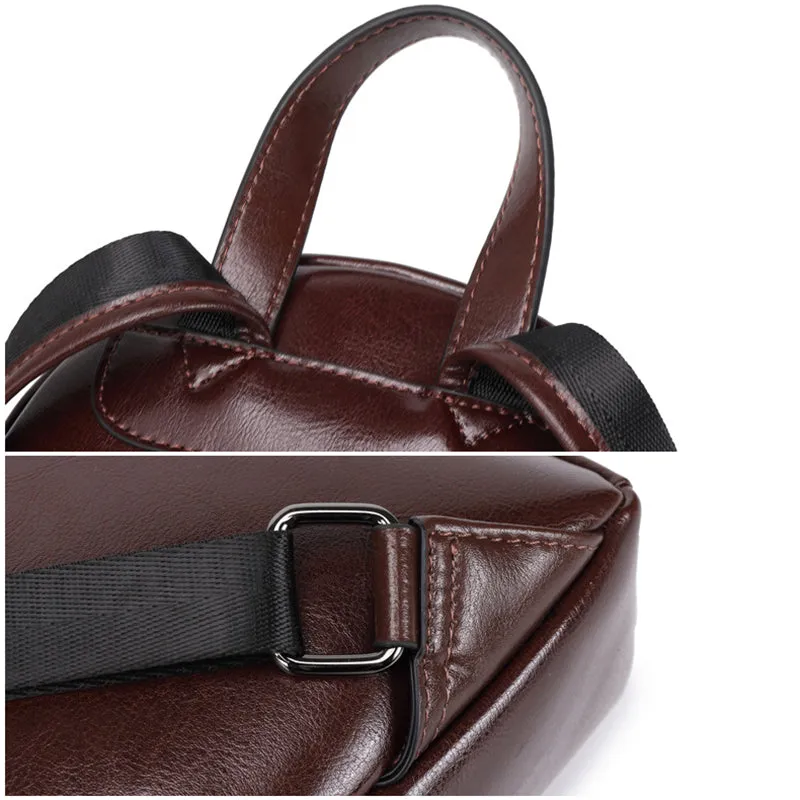 Leather Backpack Women Top Grain Leather Backpack Purse Top Natural Cowhide Leather City Backpack Leather Travel Rucksack SX3096