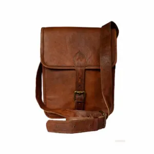 Leather Tablet Messenger Bag 13 Inch