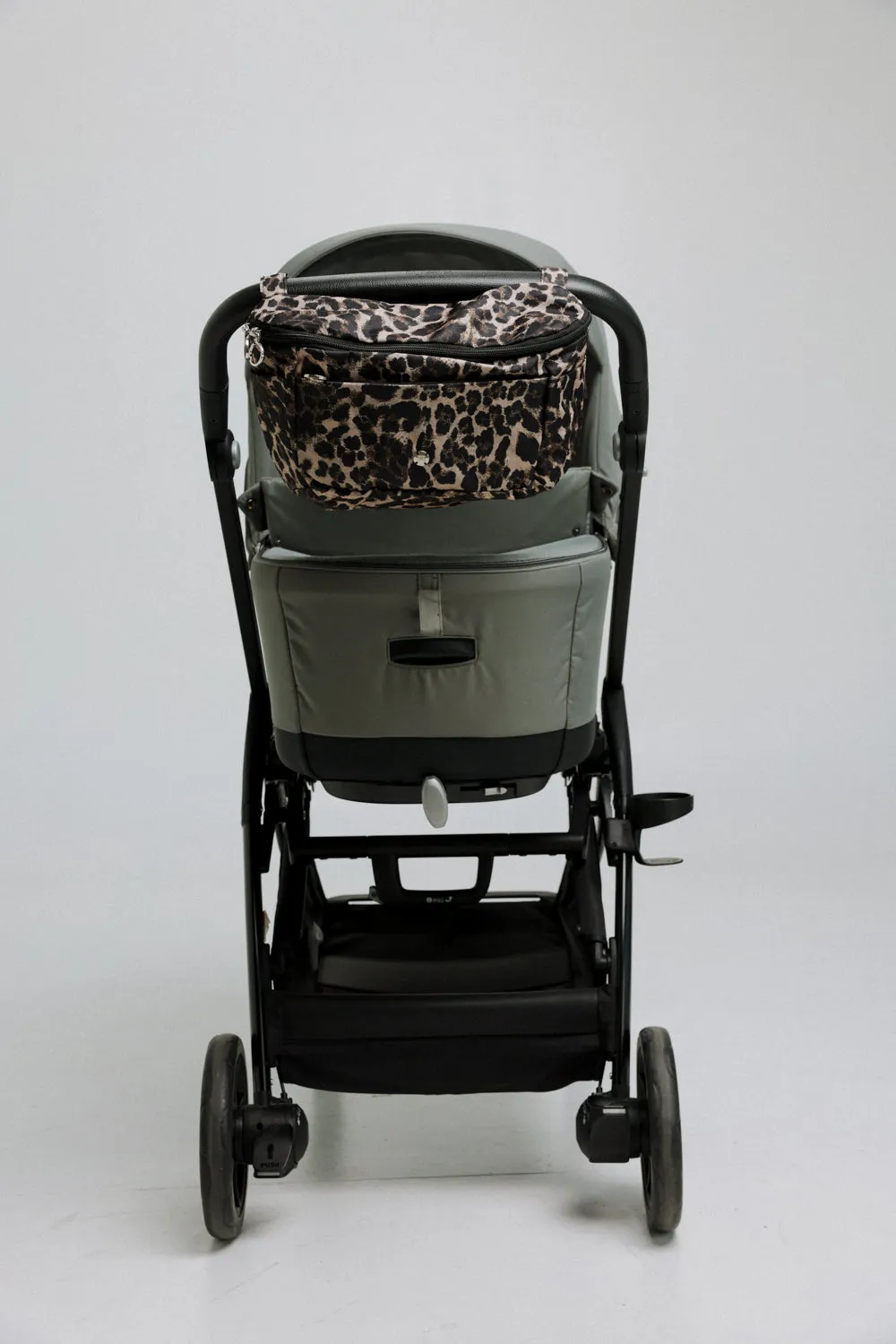 Leopard Stroller Organizer Bag