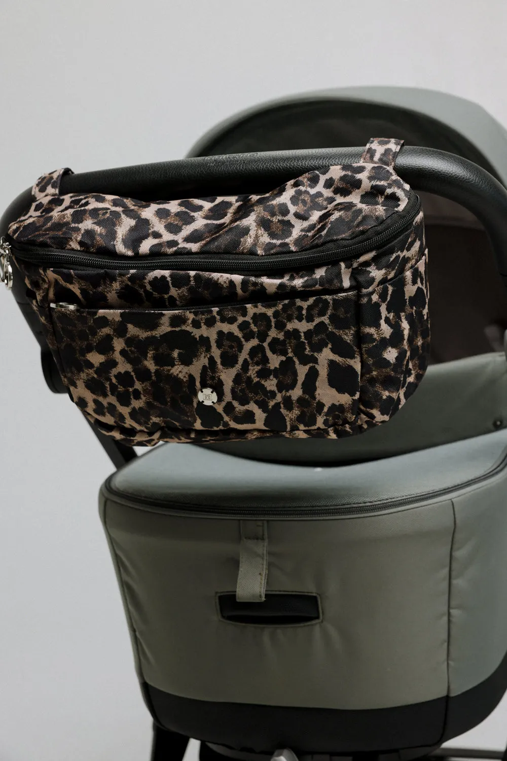 Leopard Stroller Organizer Bag