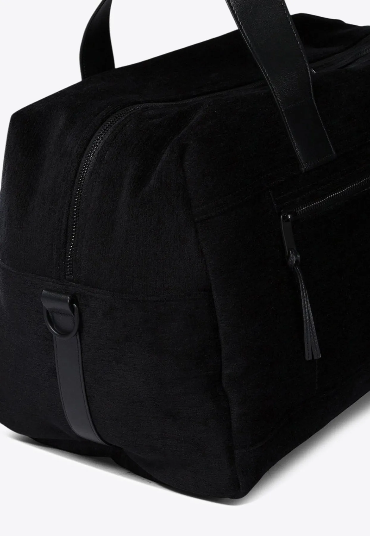 Logo Jacquard Velvet Duffel Bag