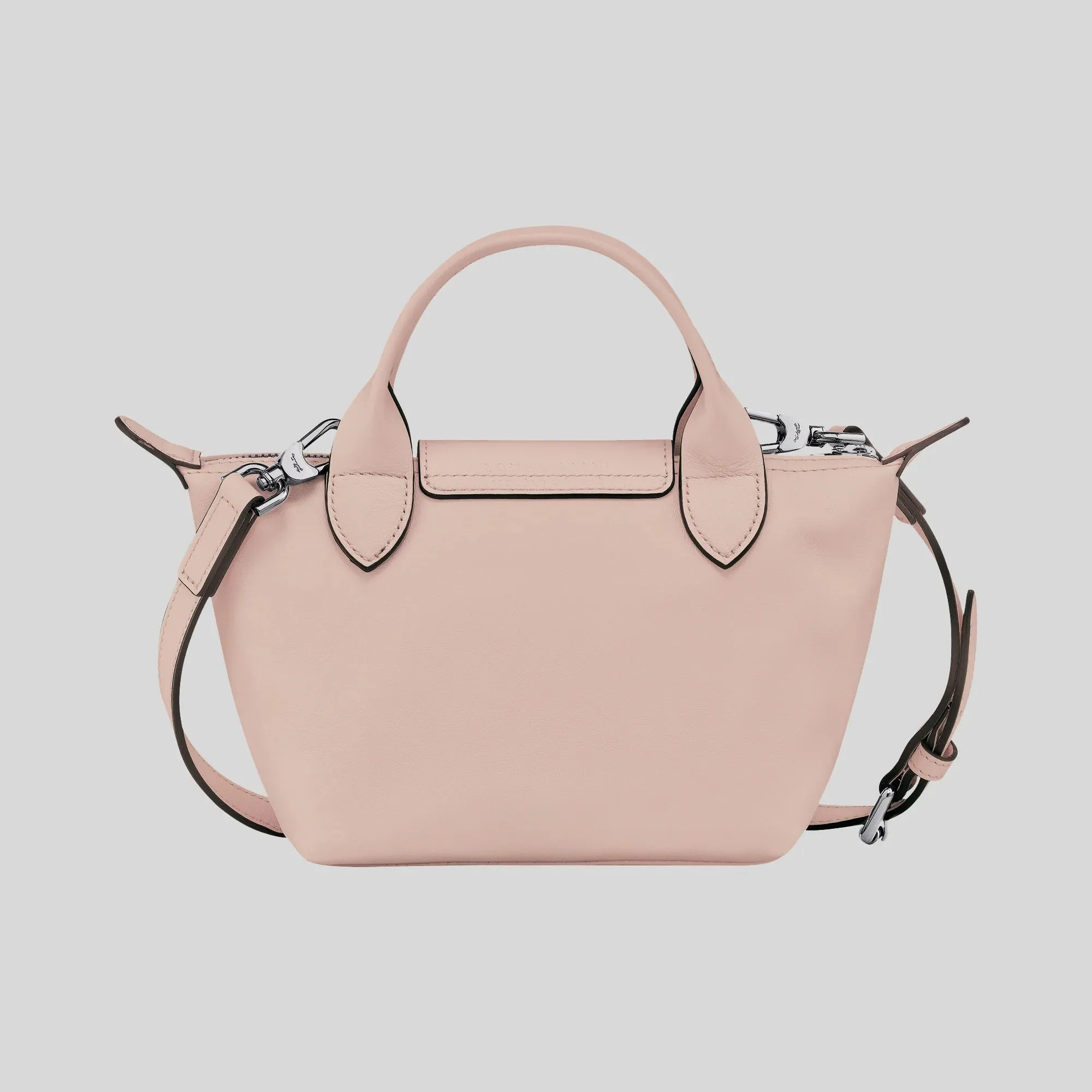 LONGCHAMP Le Pliage Extra XS Leather Handbag Nude RB-L1500987