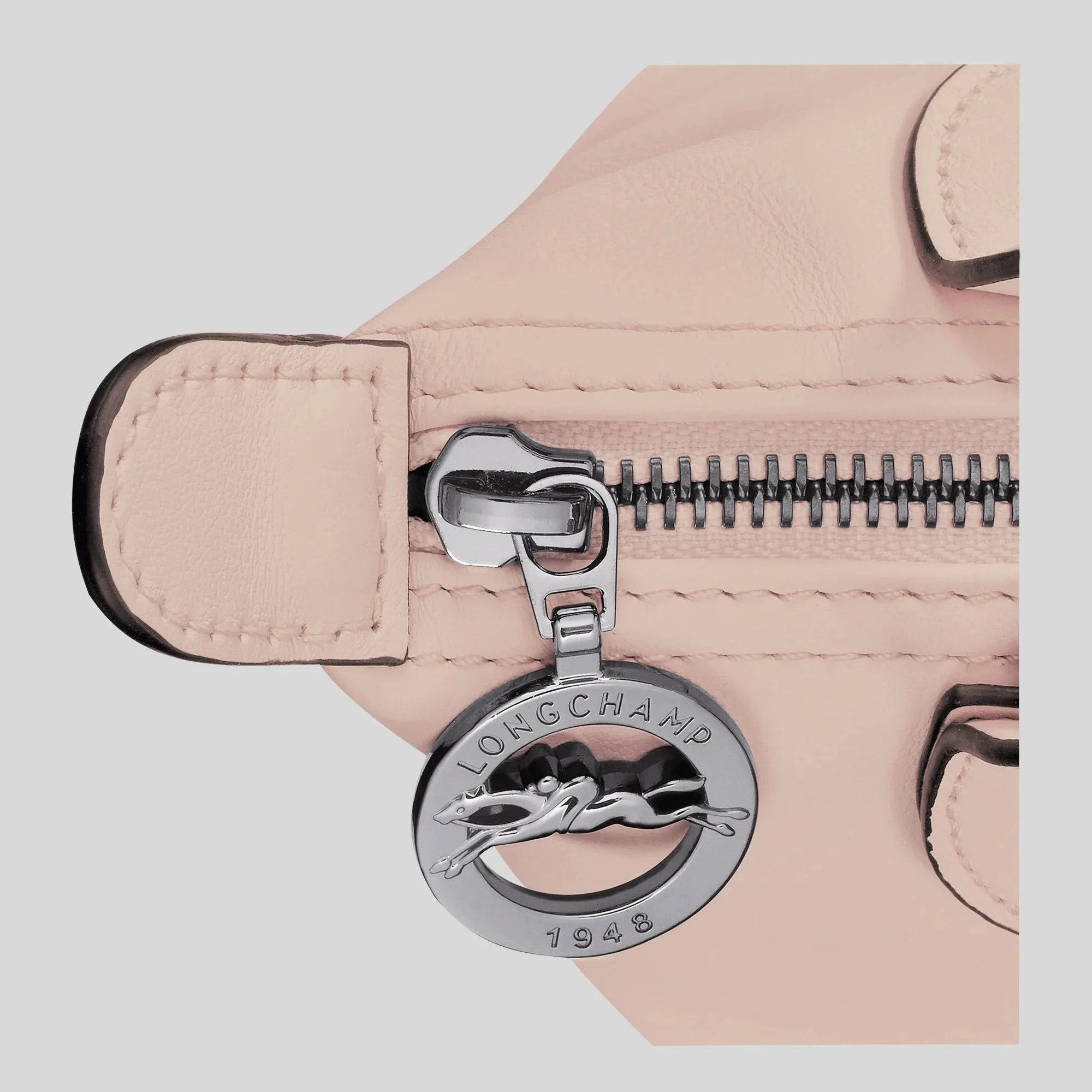 LONGCHAMP Le Pliage Extra XS Leather Handbag Nude RB-L1500987
