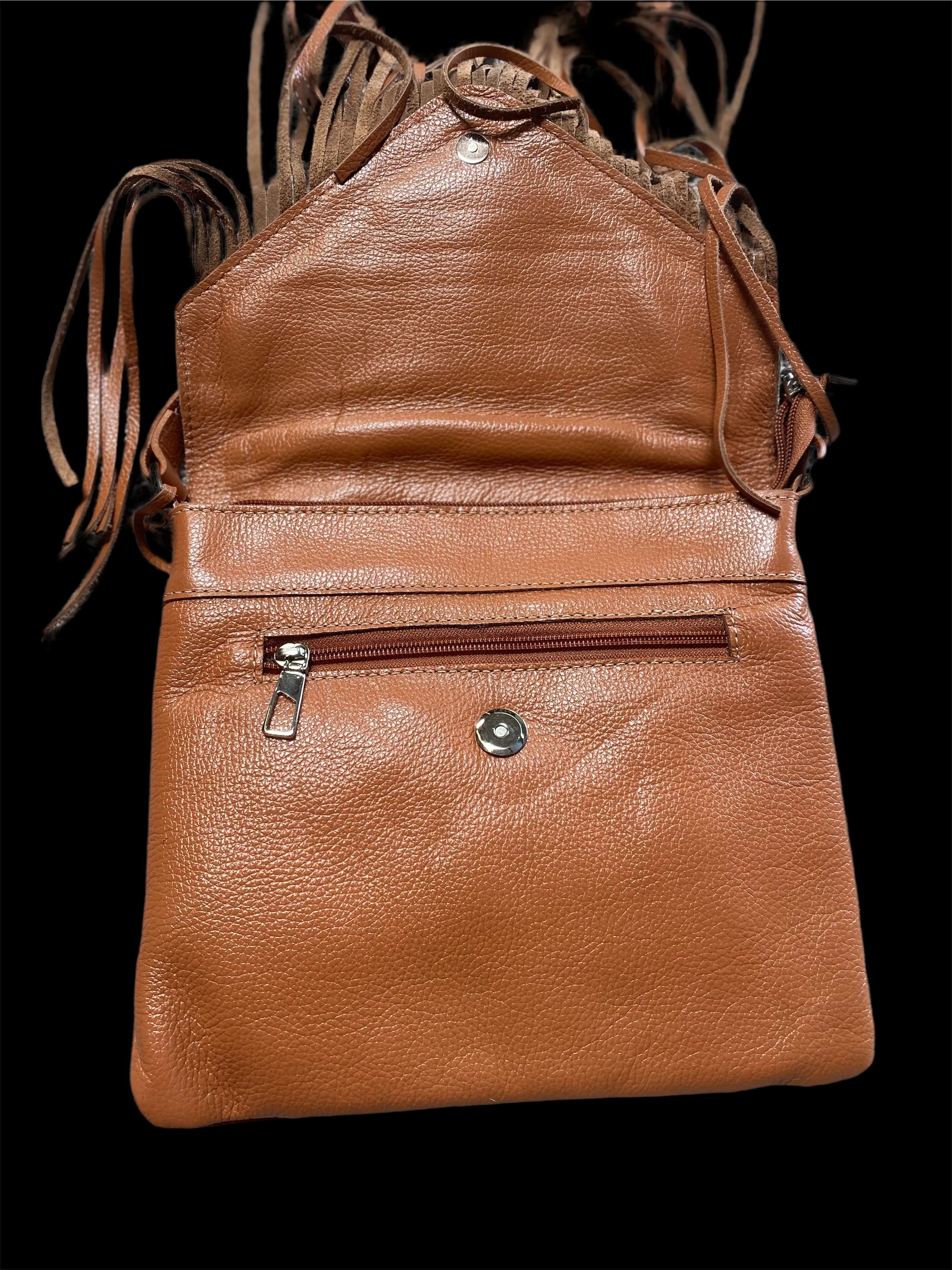 Longhorn cowhide crossbody