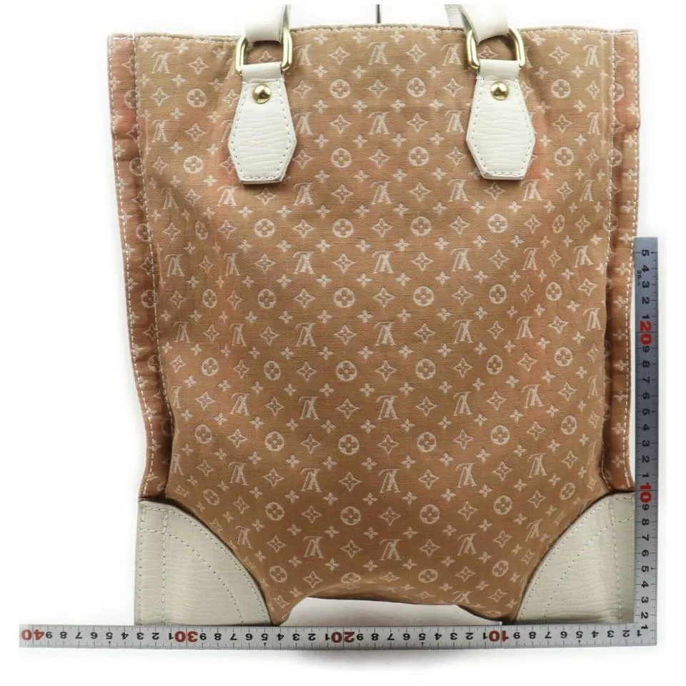 Louis Vuitton Brown Monogram Mini Lin Gaston V Tanger Tote bag 862099