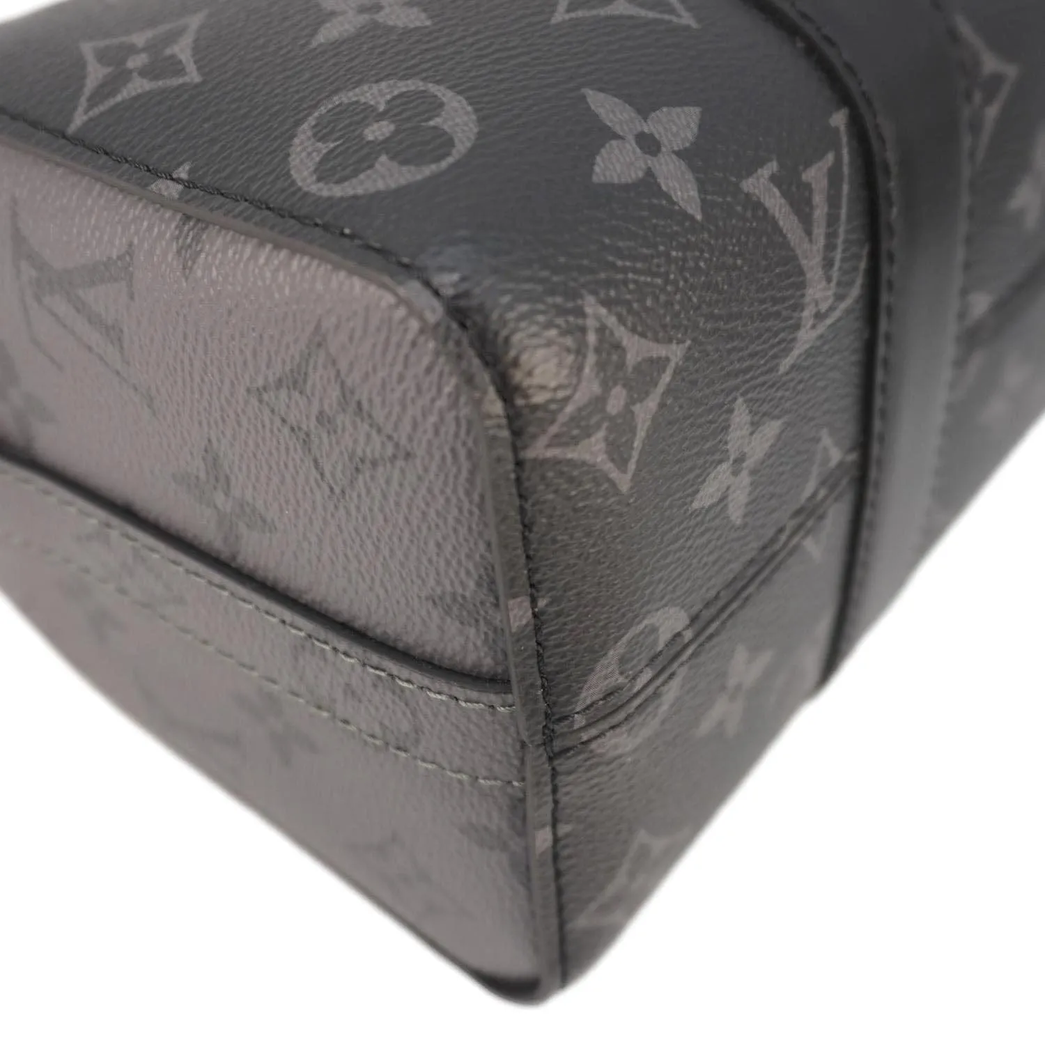 LOUIS VUITTON City Keepall Monogram Eclipse Travel Bag Black
