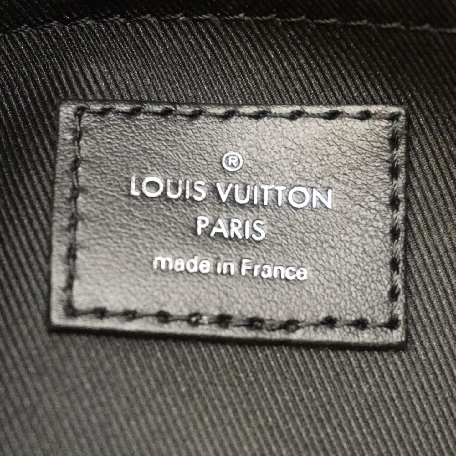 LOUIS VUITTON City Keepall Monogram Eclipse Travel Bag Black