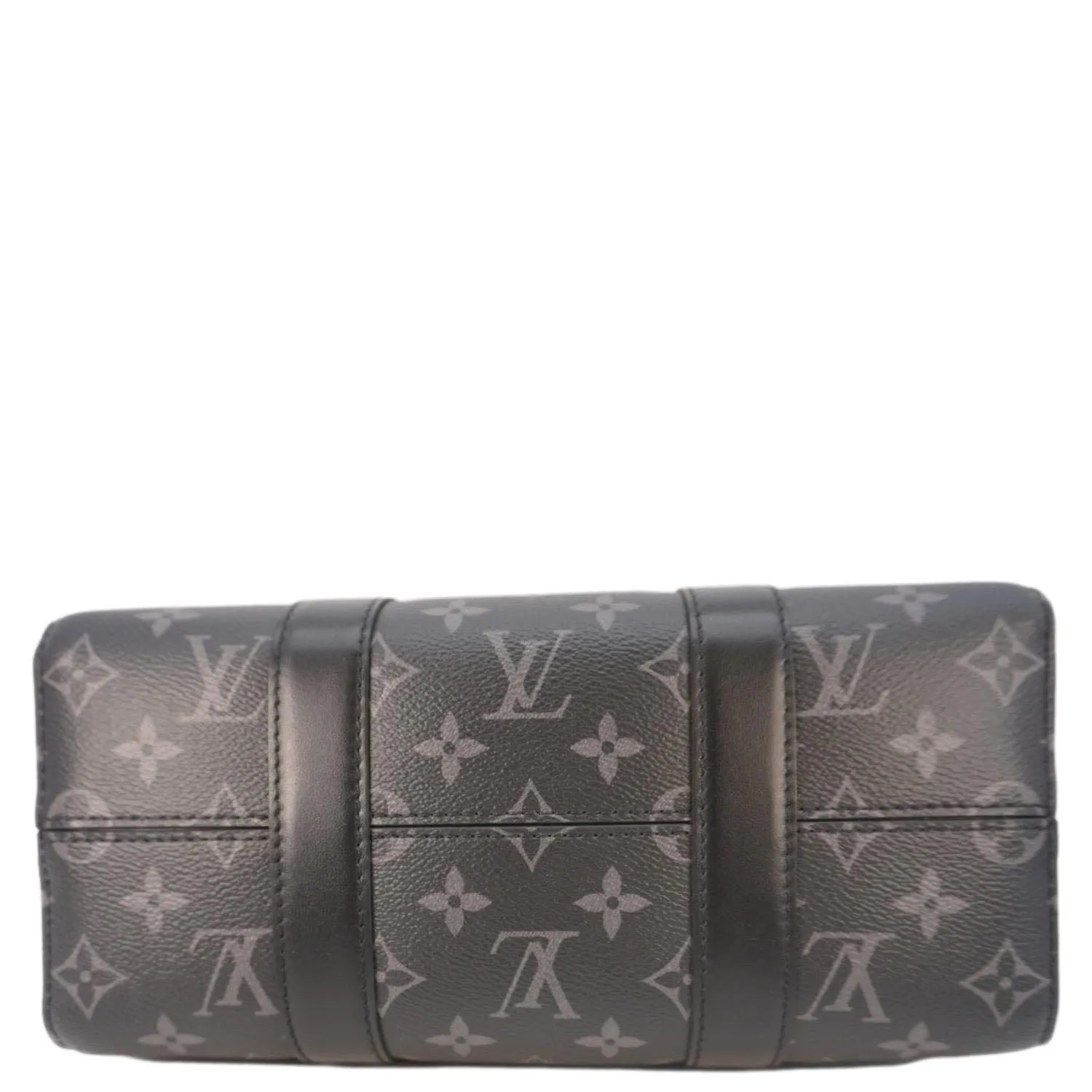 LOUIS VUITTON City Keepall Monogram Eclipse Travel Bag Black