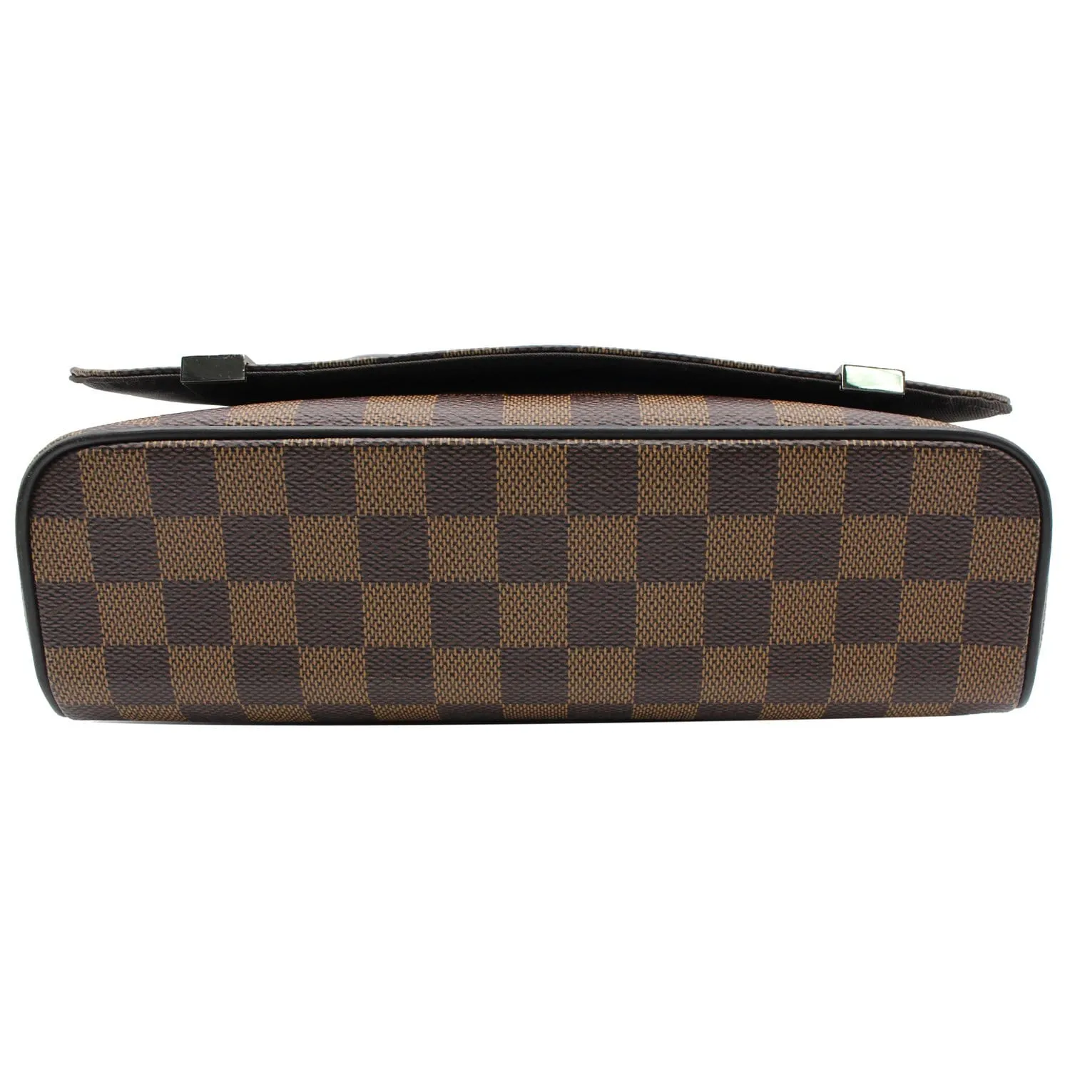 LOUIS VUITTON District PM Damier Ebene Canvas Messenger Bag Brown