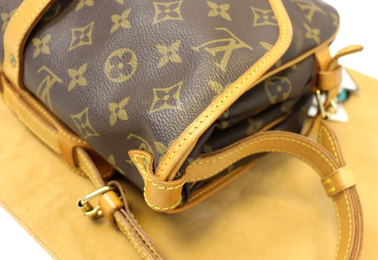 LOUIS VUITTON Monogram Canvas Saumur 30 Crossbody Bag