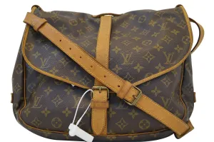 LOUIS VUITTON Monogram Saumur 35 Shoulder Bag