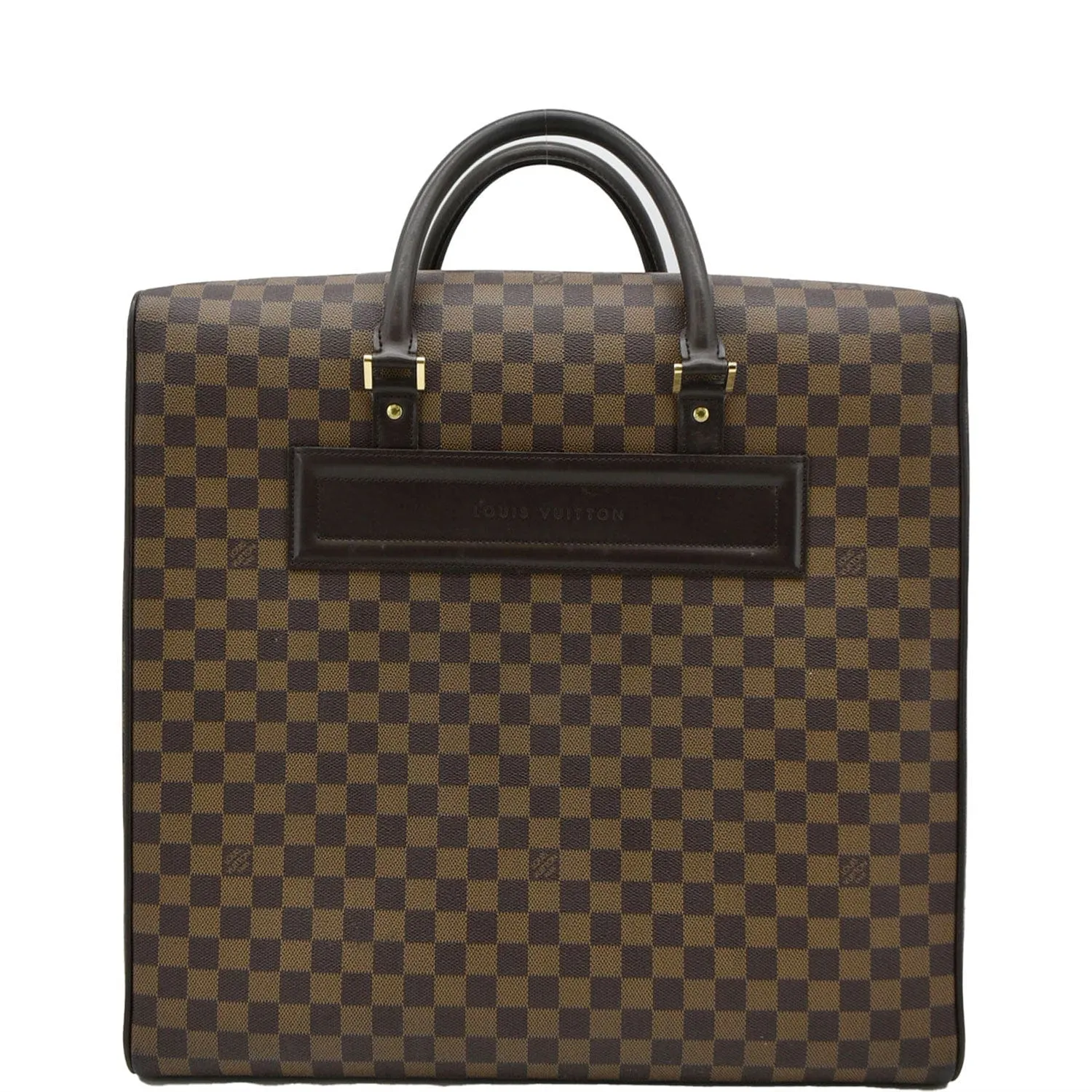 LOUIS VUITTON Nolita PM Damier Ebene Travel Bag Brown