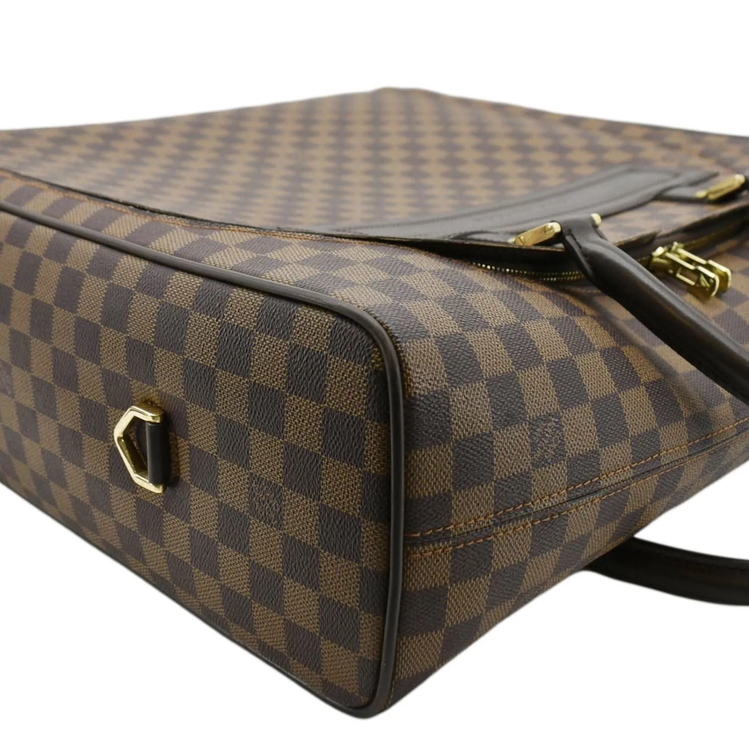 LOUIS VUITTON Nolita PM Damier Ebene Travel Bag Brown