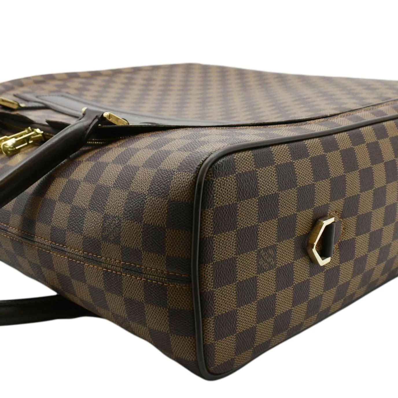LOUIS VUITTON Nolita PM Damier Ebene Travel Bag Brown