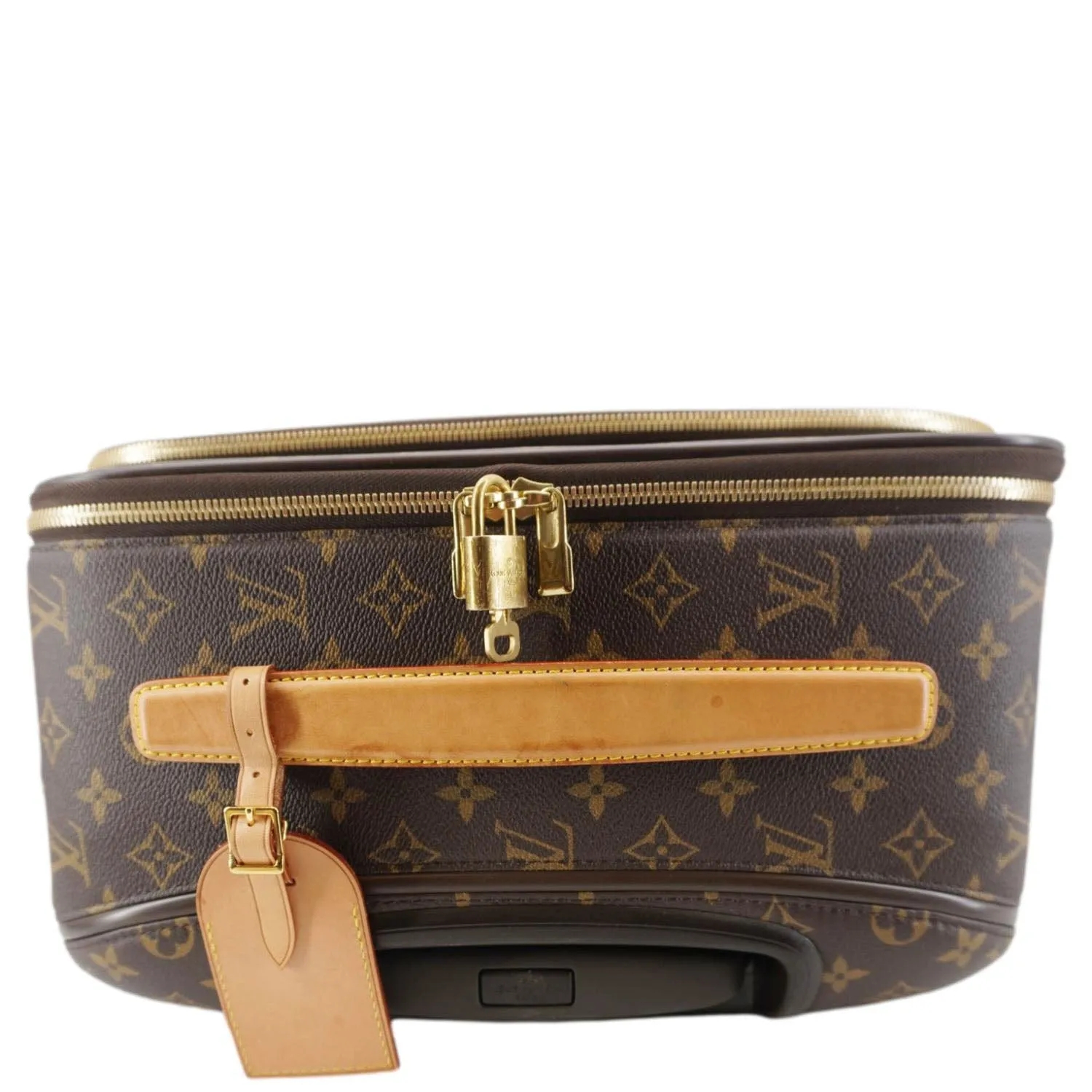 LOUIS VUITTON Pegase 55 Monogram Canvas Luggage Suitcase Travel Bag Brown