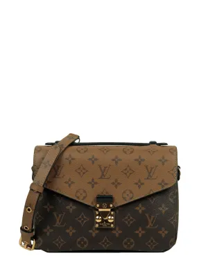 Louis Vuitton Reverse Monogram Pochette Metis Messenger Bag