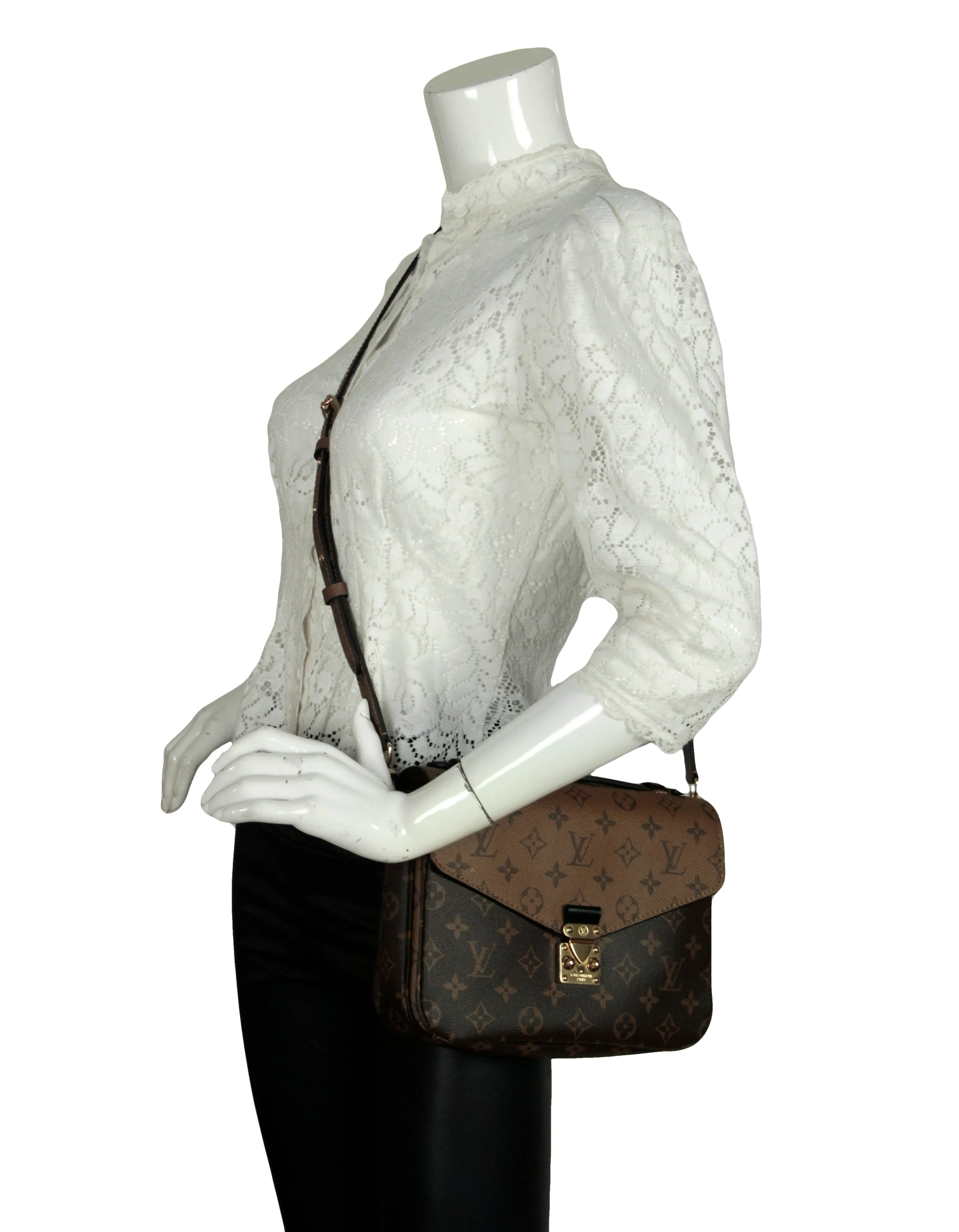 Louis Vuitton Reverse Monogram Pochette Metis Messenger