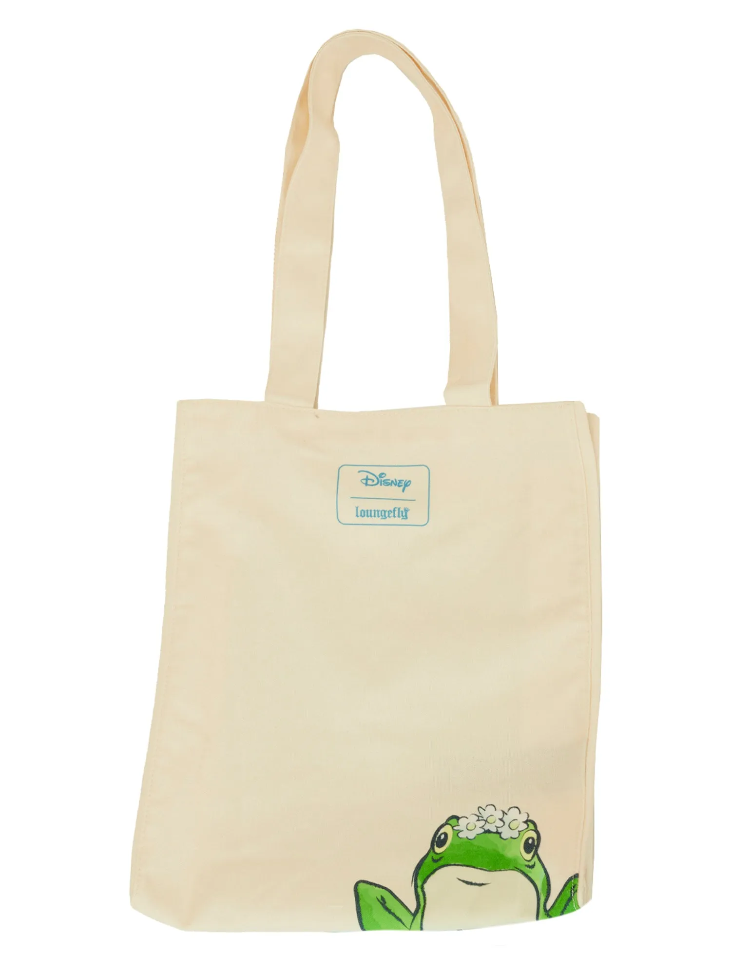 Loungefly x Disney Stitch w/ Frog & Ducks Springtime Canvas Tote Bag