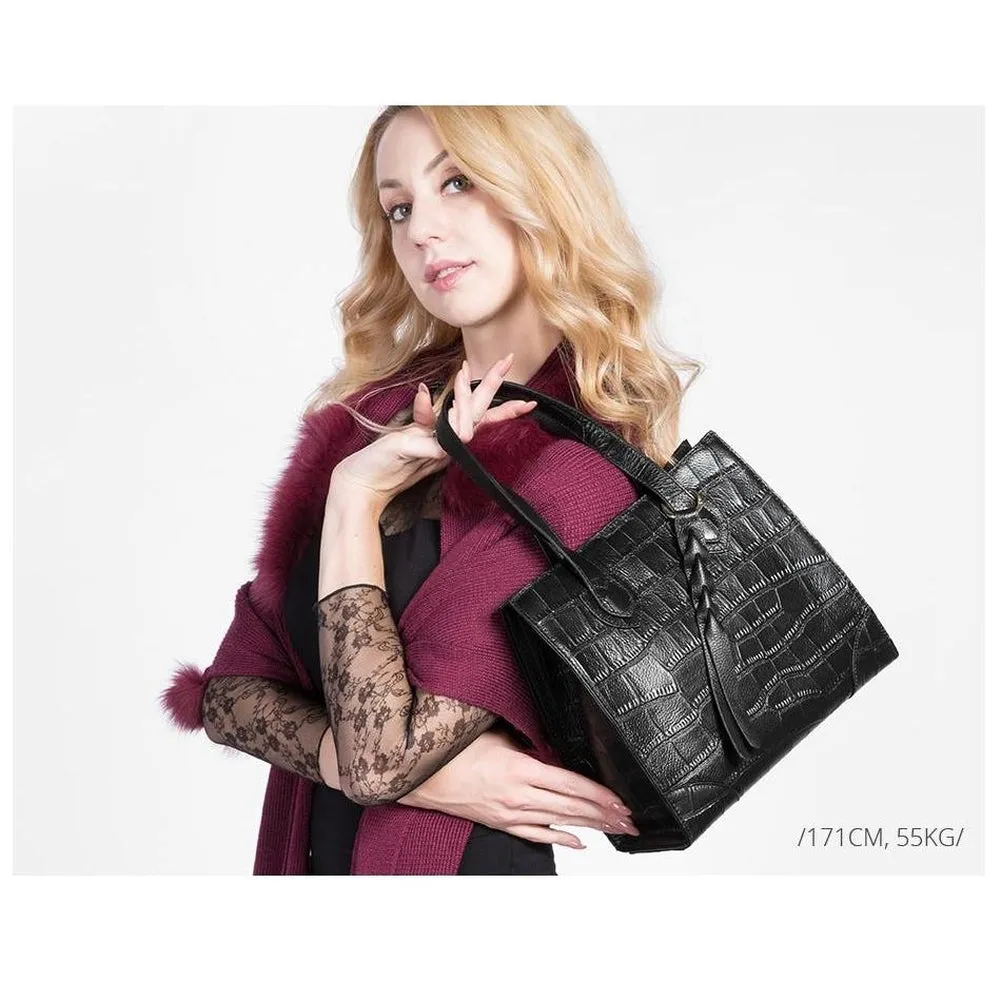 <bold>Bucket / Crossbody Bag <br>Genuine-Leather