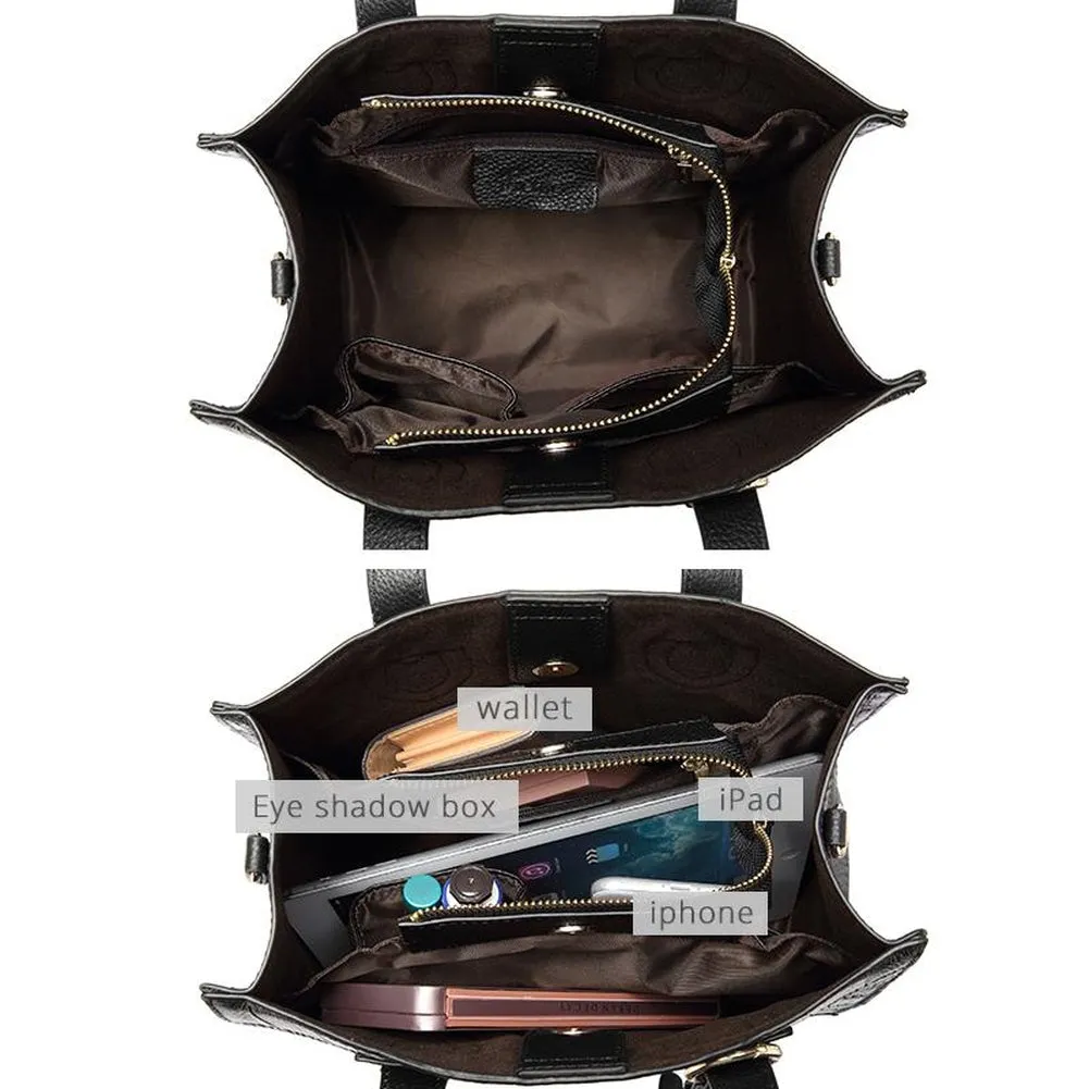 <bold>Bucket / Crossbody Bag <br>Genuine-Leather