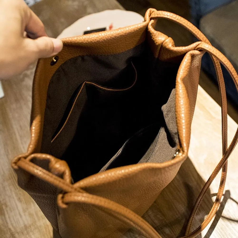 <bold>Bucket / Tote Bag<br>Vegan-Leather