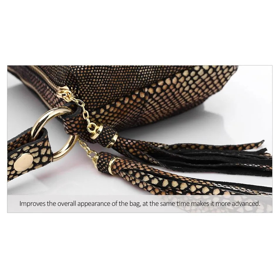 <bold>Crossbody / Shoulder Bag <br>Genuine-Leather
