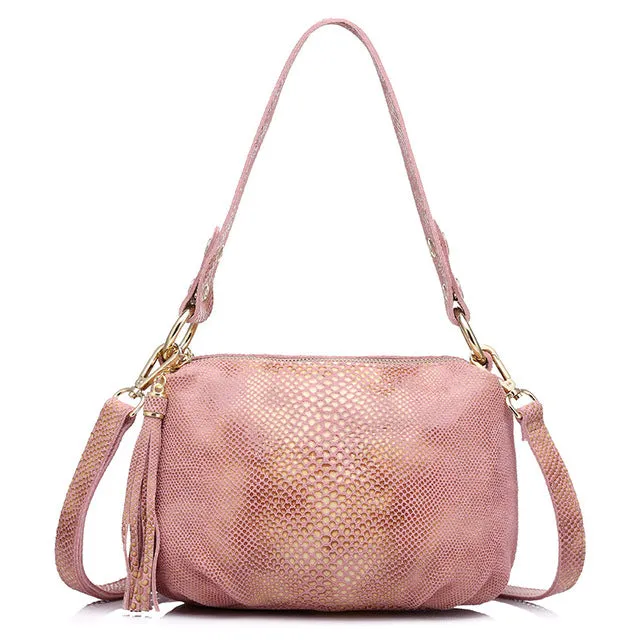 <bold>Crossbody / Shoulder Bag <br>Genuine-Leather