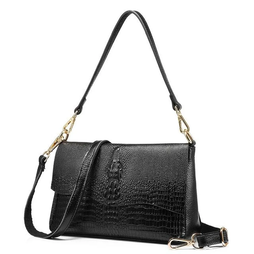 <bold>Crossbody  / Shoulder Bag <br>Genuine-Leather