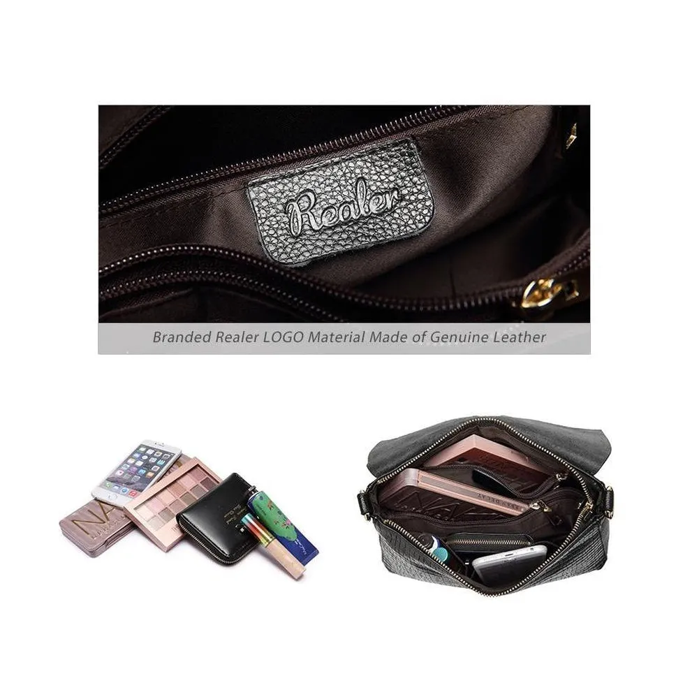 <bold>Crossbody  / Shoulder Bag <br>Genuine-Leather
