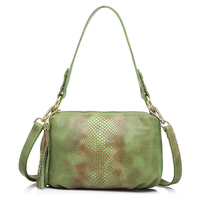<bold>Crossbody / Shoulder Bag <br>Genuine-Leather