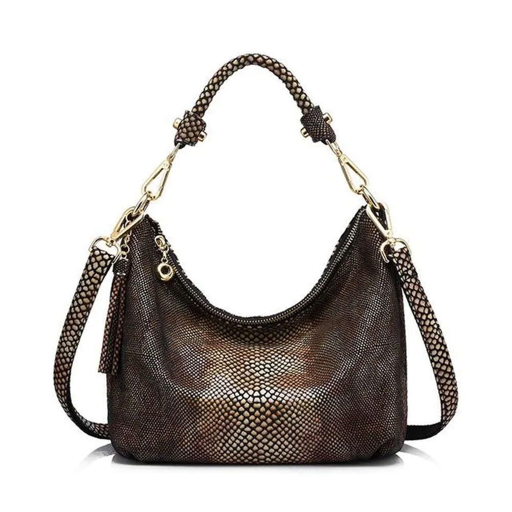 <bold>Hobo / Tote Bag <br>Genuine-Leather