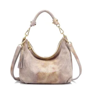 <bold>Hobo / Tote Bag <br>Genuine-Leather