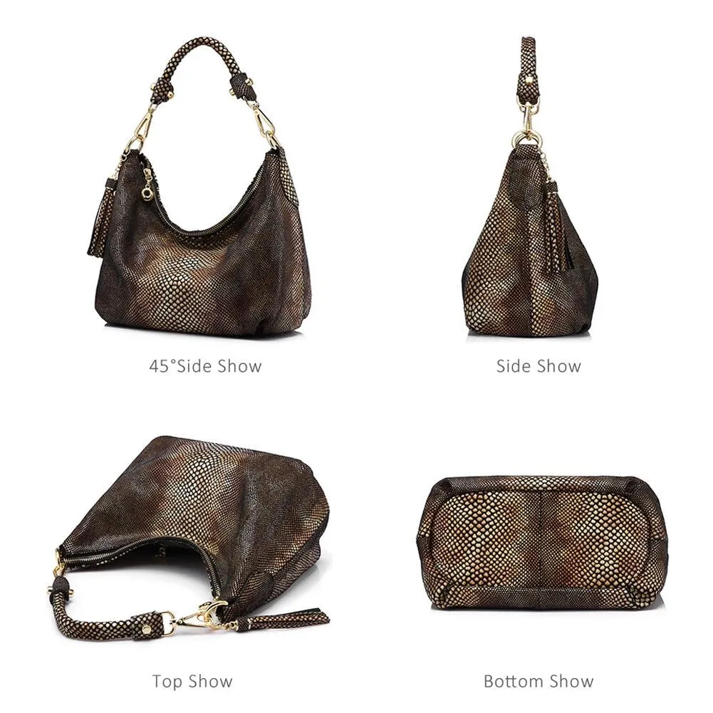 <bold>Hobo / Tote Bag <br>Genuine-Leather