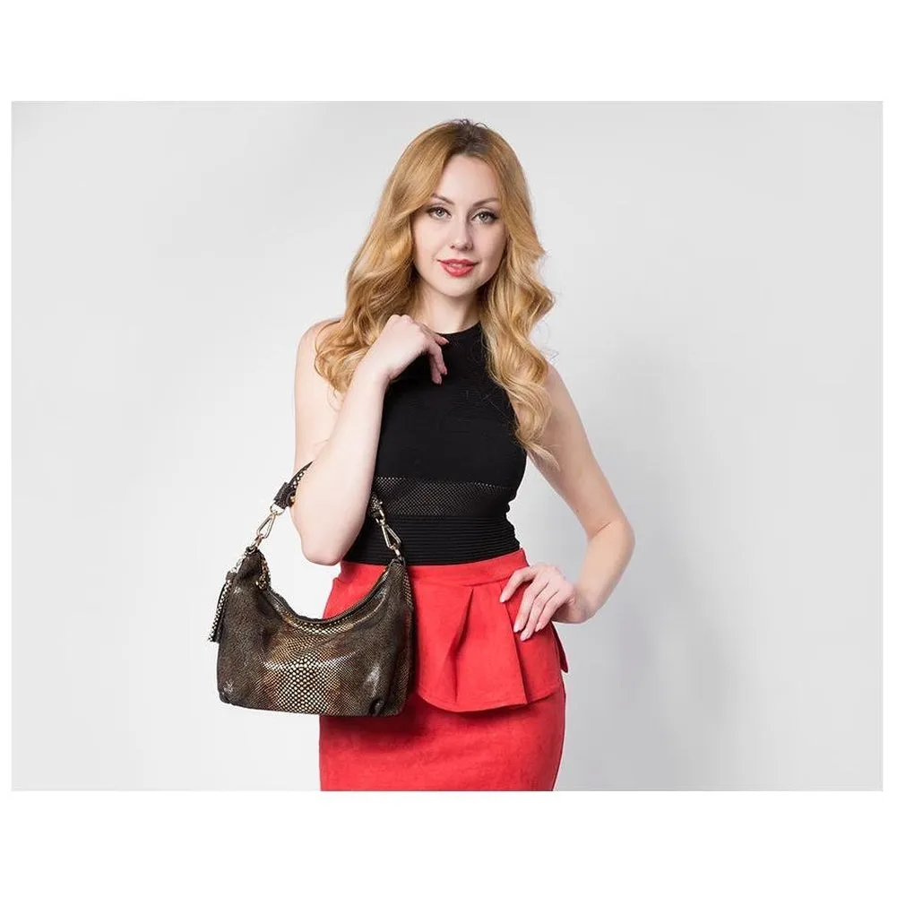 <bold>Hobo / Tote Bag <br>Genuine-Leather