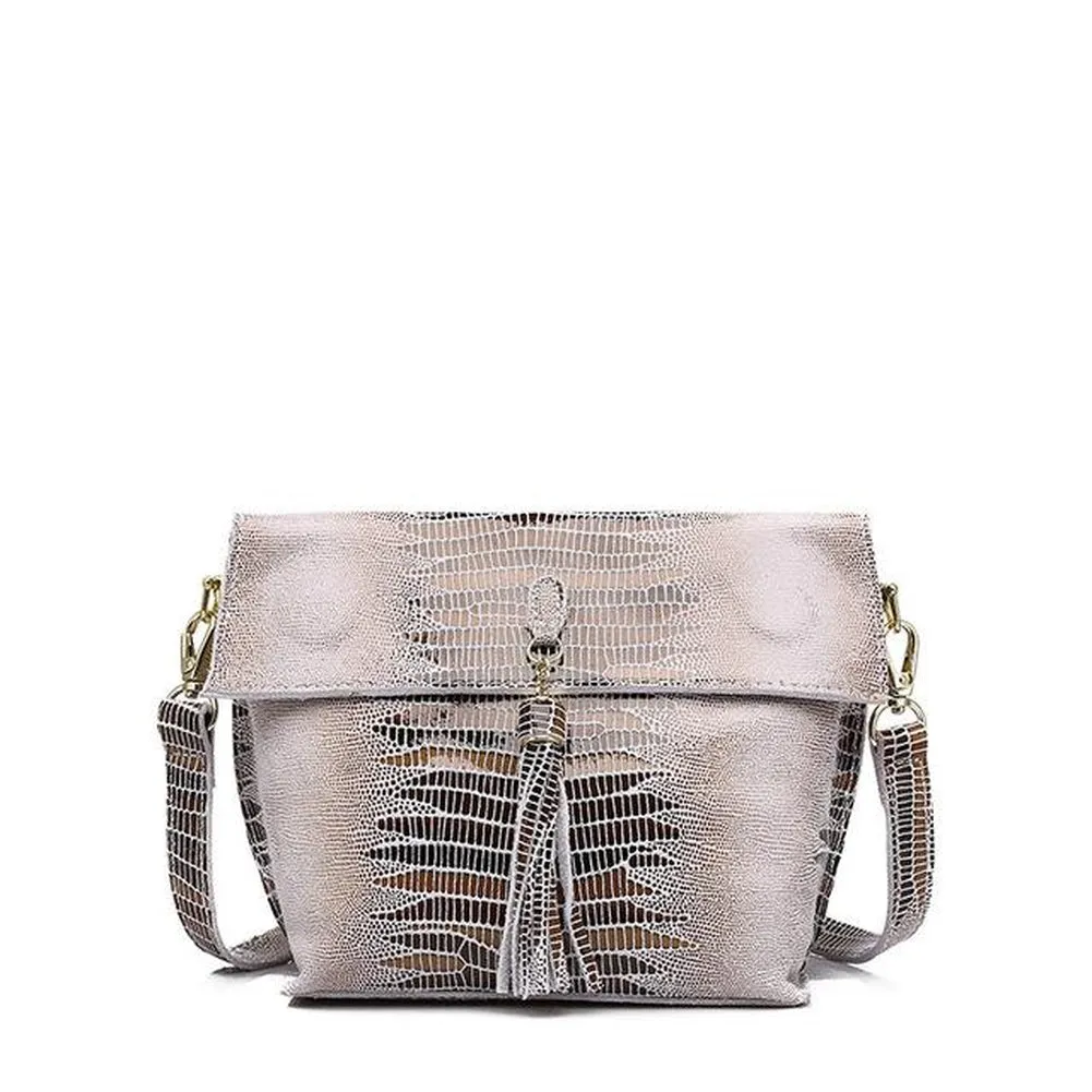 <bold>Messenger  / Crossbody Bag <br>Genuine-Leather