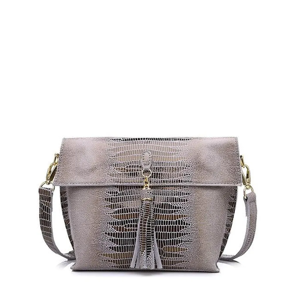 <bold>Messenger  / Crossbody Bag <br>Genuine-Leather