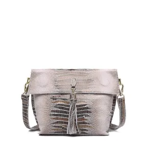 <bold>Messenger  / Crossbody Bag <br>Genuine-Leather