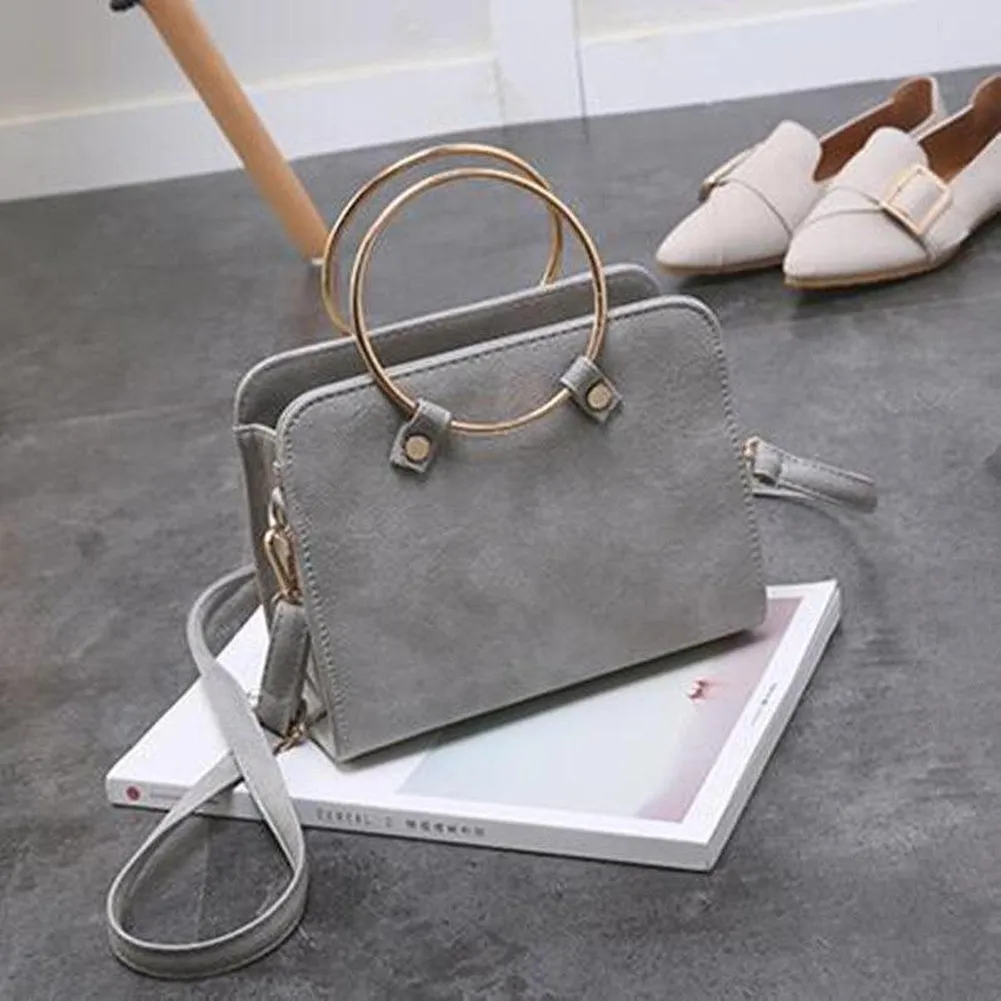 <bold>Top-Handle  / Crossbody Bag  <br>Vegan-Leather