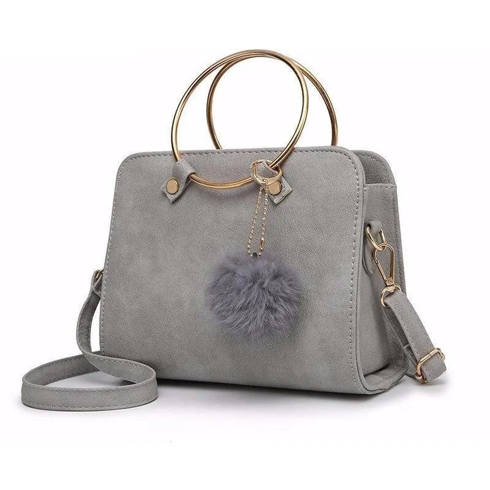 <bold>Top-Handle  / Crossbody Bag  <br>Vegan-Leather