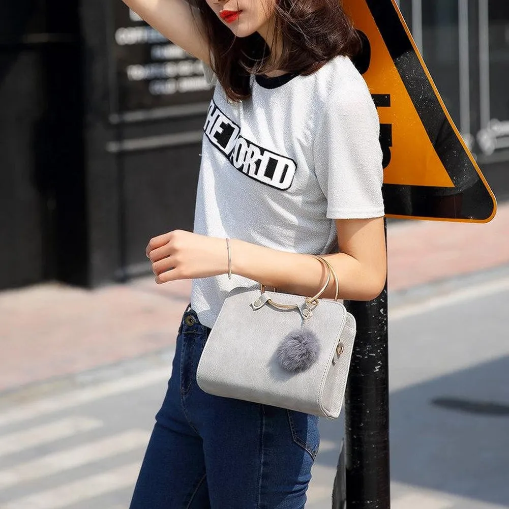 <bold>Top-Handle  / Crossbody Bag  <br>Vegan-Leather