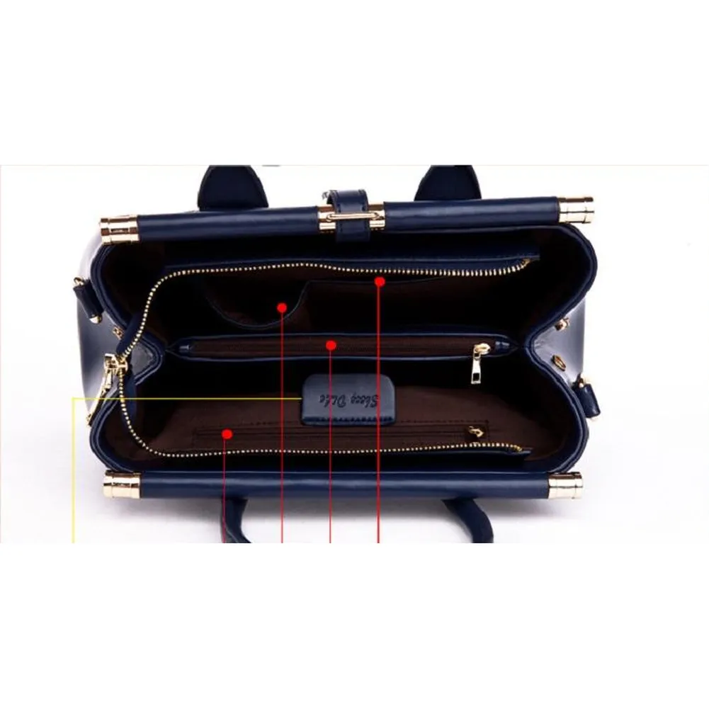 <bold>Top-Handle / Tote Bag  <br>Genuine-Leather