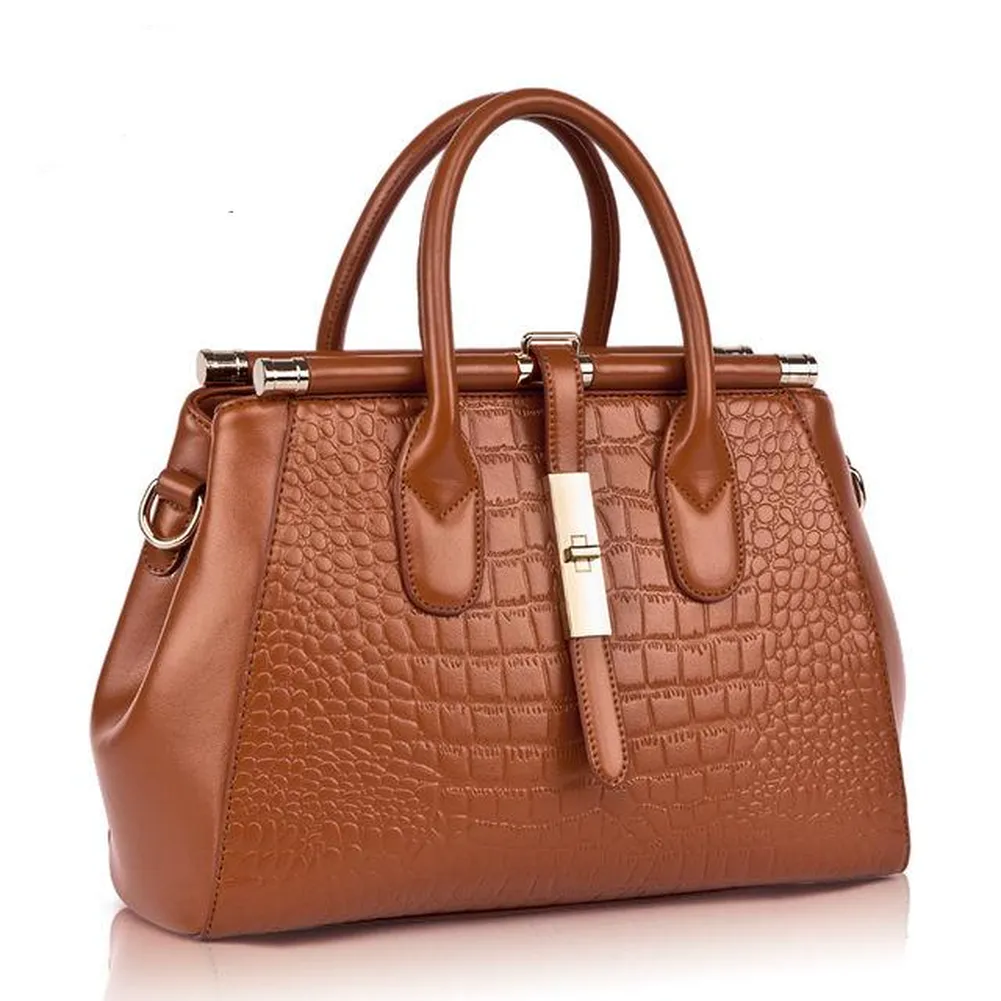 <bold>Top-Handle / Tote Bag  <br>Genuine-Leather