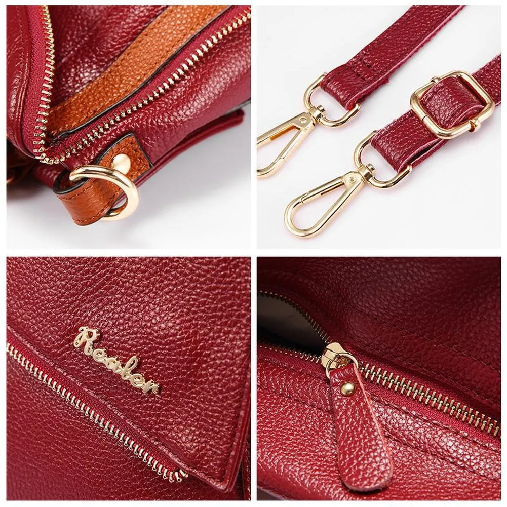 <bold>Tote / Shoulder Bag <br>Genuine-Leather
