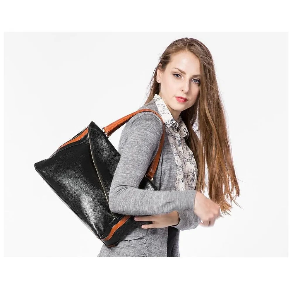 <bold>Tote / Shoulder Bag <br>Genuine-Leather