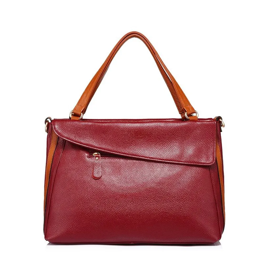 <bold>Tote / Shoulder Bag <br>Genuine-Leather