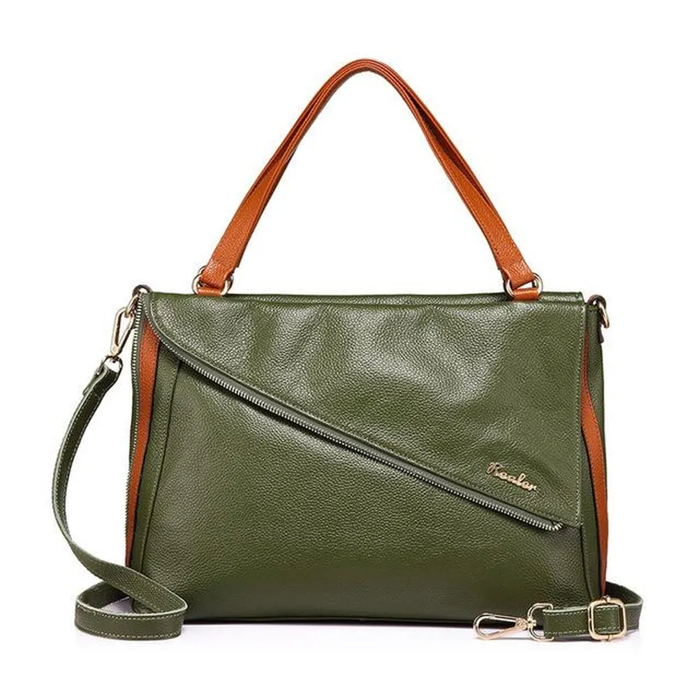 <bold>Tote / Shoulder Bag <br>Genuine-Leather