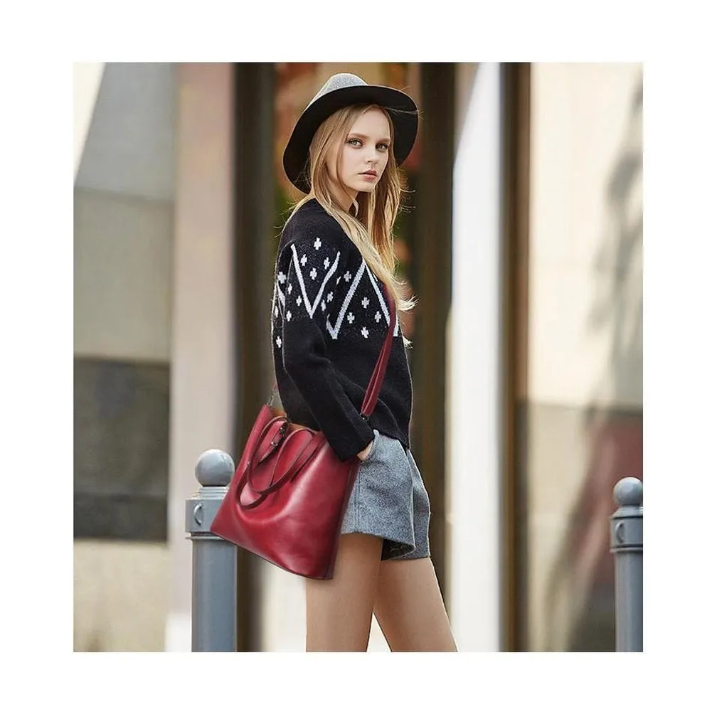 <bold>Tote / Shoulder Bag  <br>Vegan-Leather