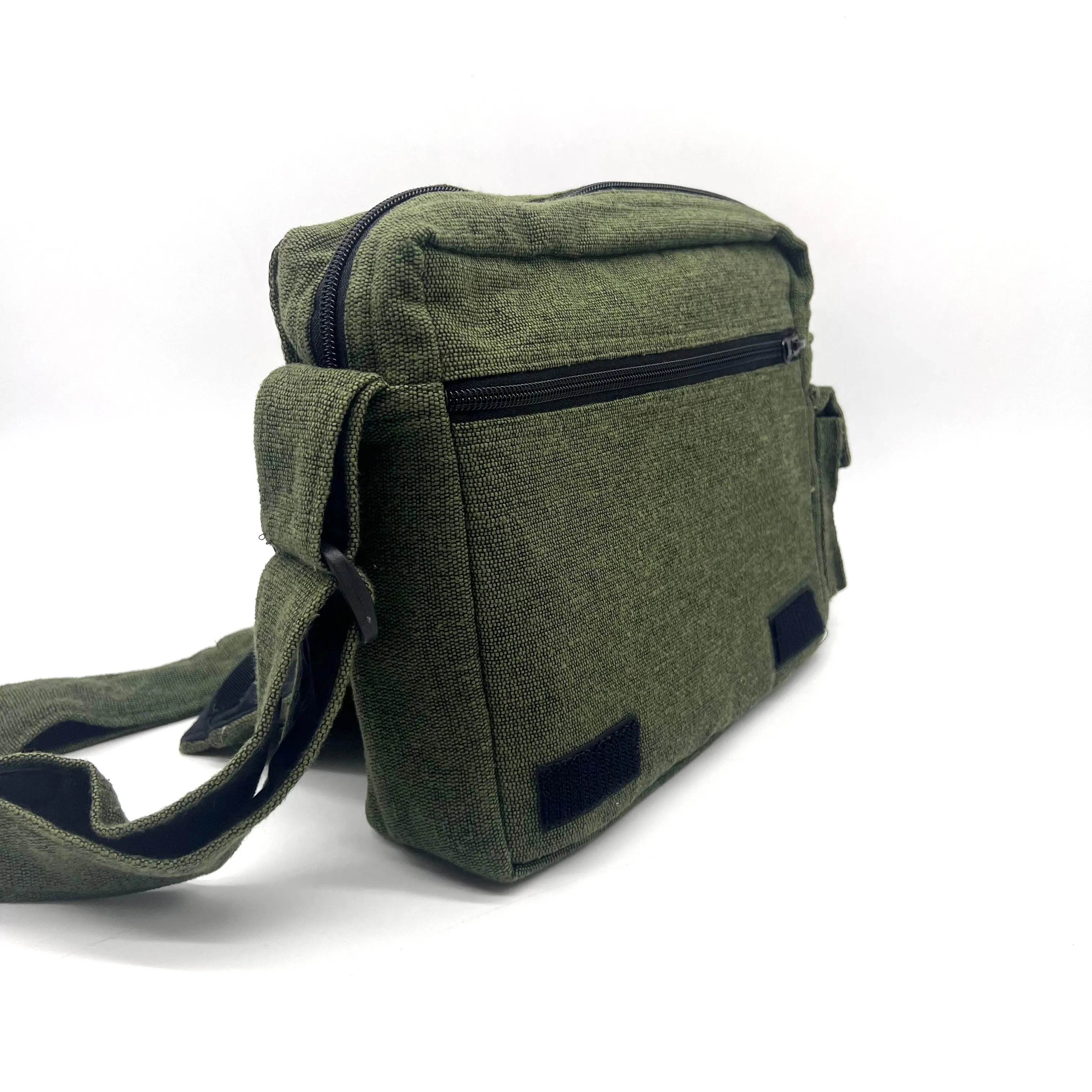 Lukla Green Embroidered Messenger Bag